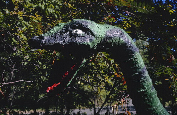 Prehistoric Forest - Old John Margolies Photo (newer photo)